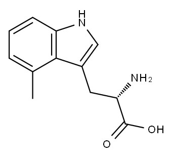 4-甲基色氨酸 结构式
