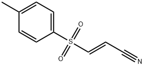 (E)-3-(P-TOLUENESULFONYL)ACRYLONITRILE 结构式