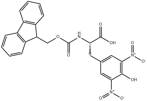 FMOC-3,5-DINITRO-TYR-OH 结构式