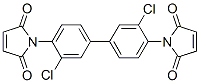 N,N'-(3,3'-Dichlorobiphenyl-4,4'-diyl)dimaleimide 结构式