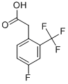 4-氟-2-(三氟甲基)苯乙酸 结构式