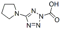 2H-Tetrazole-2-carboxylic  acid,  5-(1-pyrrolidinyl)- 结构式