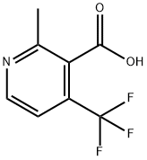 2-METHYL-4-TRIFLUOROMETHYL-NICOTINIC ACID 结构式