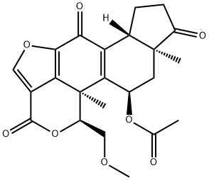 渥曼青霉素 结构式