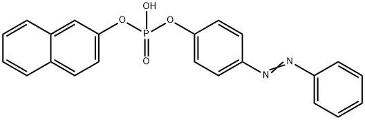 2-NAPHTHYL 4-PHENYLAZOPHENYL PHOSPHATE* 结构式