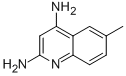 6-METHYLQUINOLINE-2,4-DIAMINE 结构式