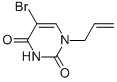 1-ALLYL-5-BROMOPYRIMIDINE-2,4(1H,3H)-DIONE 结构式