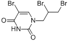 5-BROMO-1-(2,3-DIBROMOPROPYL)PYRIMIDINE-2,4(1H,3H)-DIONE 结构式