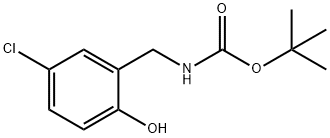 叔丁基5-氯-2-羟基苄基氨基甲酸酯 结构式