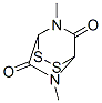 1,4-dimethyl-3,6-epidithio-2,5-dioxopiperazine 结构式