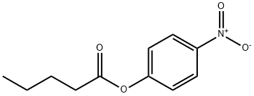 4-硝基苯基戊酸酯 结构式