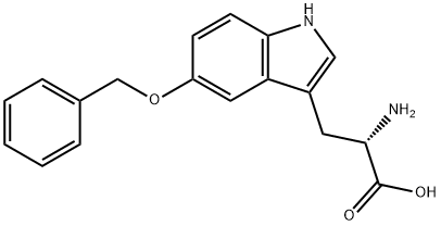 5-苄氧基-DL-色氨酸 结构式