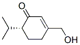 2-Cyclohexen-1-one,3-(hydroxymethyl)-6-(1-methylethyl)-,(6R)-(9CI) 结构式