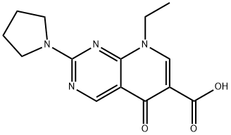 吡乙酸三氮萘 结构式