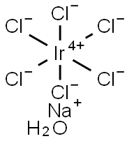 氯铱酸钠六水合物 结构式