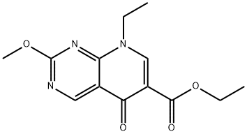 ethyl 8-ethyl-5,8-dihydro-2-methoxy-5-oxopyrido[2,3-d]pyrimidine-6-carboxylate  结构式