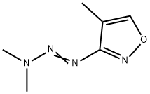 Isoxazole, 3-(3,3-dimethyl-1-triazenyl)-4-methyl- (9CI) 结构式