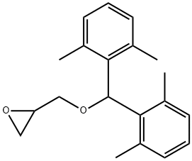 1,2-环氧树脂-3-(二-2,6-二甲苯基甲氧基)丙烷 结构式