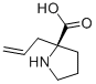 (S)-伪-ALLYL-PROLINE 结构式