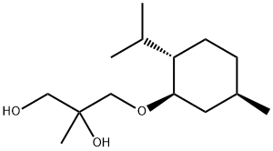 3-(L-薄荷氧基)-2-甲基-1,2-丙二醇 结构式