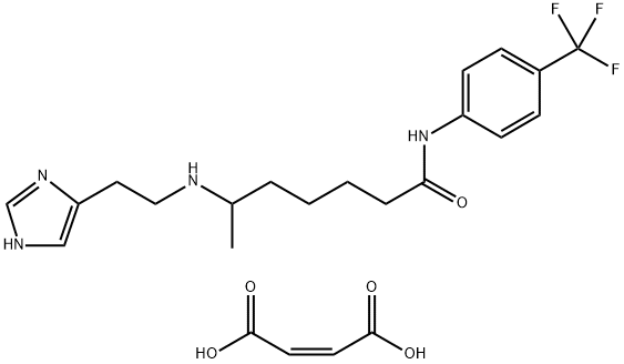 HTMT马来酸氢盐 结构式