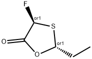 1,3-Oxathiolan-5-one,2-ethyl-4-fluoro-,trans-(9CI) 结构式