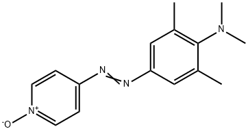 N,N,2,6-tetramethyl-4-(1-oxidopyridin-4-yl)diazenyl-aniline 结构式