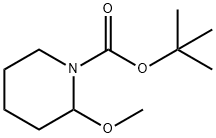 1-BOC-2-甲氧基哌啶 结构式