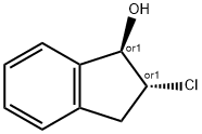 1-HYDROXY-2-CHLOROINDANE, TRANS ISOMER 结构式