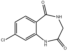 8-氯-苯并[1,4]二氮杂环庚烷-2,5-二酮 结构式
