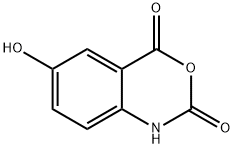 6-羟基-1H-苯并[D][1,3]恶嗪-2,4-二酮 结构式