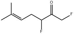 5-Hepten-2-one,  1,3-difluoro-6-methyl- 结构式