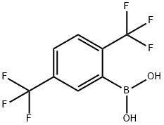 2,5-二三氟甲基苯硼酸 结构式