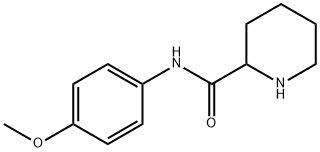 N-(4-methoxyphenyl)piperidine-2-carboxamide 结构式