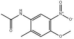 N-(2-甲基-4-甲氧基-5-硝基苯基)乙酰胺 结构式