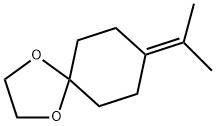 8-Isopropylidene-1,4-dioxa-spiro[4.5]decane 结构式