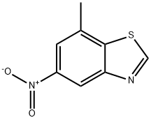 Benzothiazole, 7-methyl-5-nitro- (9CI) 结构式
