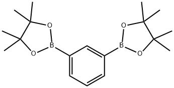 1,3-双苯二硼酸频那醇酯 结构式