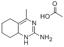 Quinazoline, 1,5,6,7,8,8a-hexahydro-2-amino-4-methyl-, monoacetate 结构式