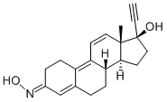 3-Oxidido 17-alpha-ethynyl 17-beta-hydroxy estra-4,9,11-triene [French ] 结构式