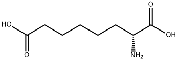 D-ALPHA-氨基辛二酸 结构式