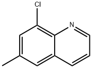8-氯-6-甲基喹啉 结构式