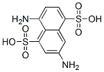 3,8-diaminonaphthalene-1,5-disulphonic acid  结构式