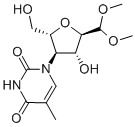 2,5-ANHYDRO-4-DEOXY-4-(3,4-DIHYDRO-2,4-DIOXO-1(2H)-PYRIMIDINYL)-1-(DIMETHYL ACETAL)-L-MANNOSE 结构式