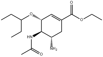 磷酸奥司他韦 结构式