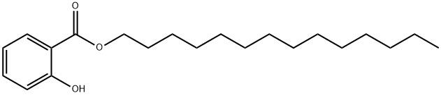 肉豆蔻醇水杨酸酯 结构式