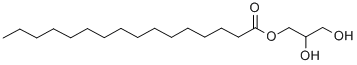 1-棕榈酸单甘油酯 结构式