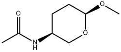 Acetamide, N-(tetrahydro-6-methoxy-2H-pyran-3-yl)-, (3S-cis)- (9CI) 结构式