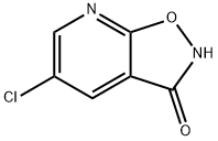 Isoxazolo[5,4-b]pyridin-3(2H)-one, 5-chloro- (9CI) 结构式
