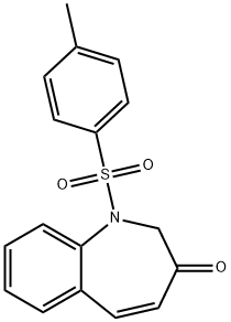 1-[(4-Methylphenyl)sulfonyl]-1H-1-benzazepin-3(2H)-one 结构式